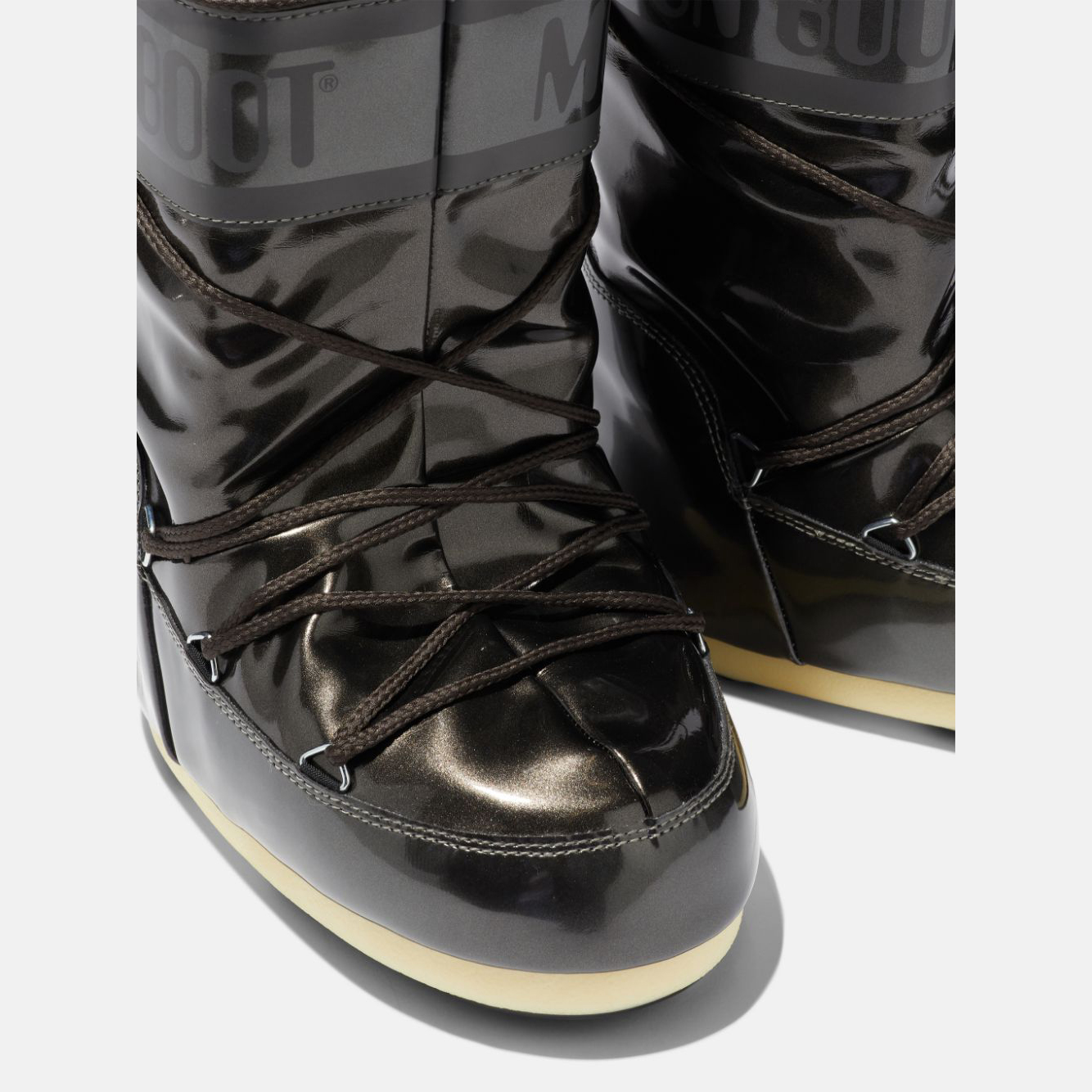 Moon Boot® Metallic Vinterstøvler Dame Svart NO-341569